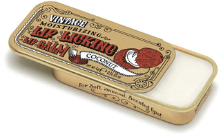 Lip Licking Lip Balm in a Vintage Themed Tin - JSQ Mercantile