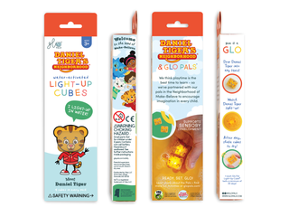 Daniel Tiger Glo Pal Cubes 4 Pack - JSQ Mercantile