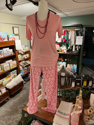 Luxuriously Soft Pink Pajama Bottoms - JSQ Mercantile