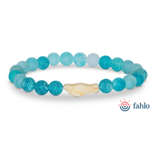 Fahlo Whale Shark Tracking Bracelet – Aqua | Wildlife Conservation Jewelry | JSQ Mercantile - Women’s Boutique & Gift Shop in La Grange, IL