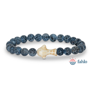 Fahlo Whale Shark Tracking Bracelet – Deep Blue| Wildlife Conservation Jewelry | JSQ Mercantile - Women’s Boutique & Gift Shop in La Grange, IL