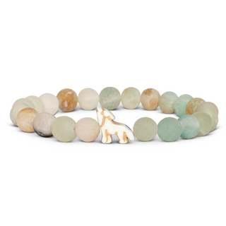 Fahlo Wolf Tracking Bracelet – Sky Stone | Wildlife Conservation Jewelry | JSQ Mercantile - Women’s Boutique & Gift Shop in La Grange, IL