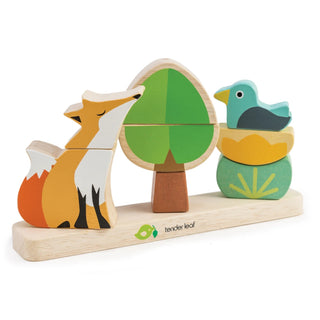 Foxy Magnetic Stacker | Wooden Puzzle - JSQ Mercantile