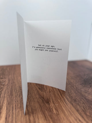 I was going to send you a funny card Greeting Card