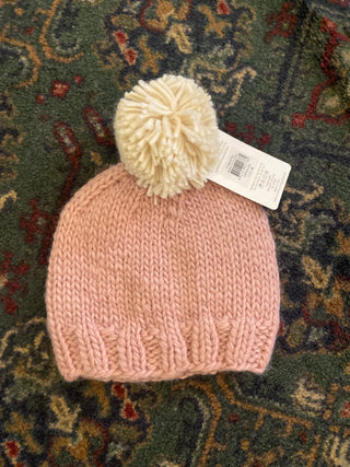 hi. Rosy Hand Knit Beanie Hat