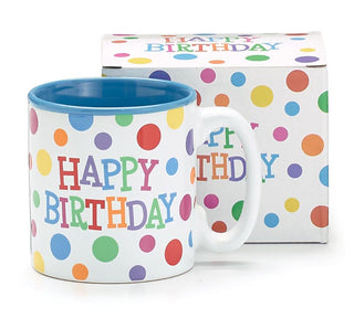 Happy Brights Ceramic Mug with a Gift Box - 16 oz