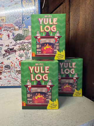 Mini Yule Log: With Crackling Sound!