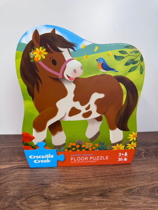 Pretty Pony 36 Piece Jigsaw Floor Puzzle for Kids