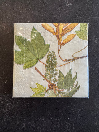 Botanical Paper Cocktail Napkins