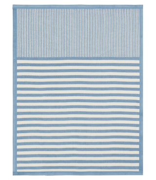 Blue Striped Stoller Blanket