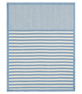 Blue Striped Stoller Blanket - JSQ Mercantile