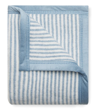 Blue Striped Stoller Blanket