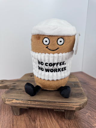 Plush Coffee – No Coffee, No Workee - JSQ Mercantile