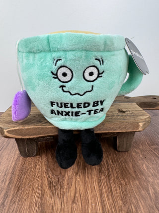 Fueled by Anxiety | Plush Teacup – Anxietea - JSQ Mercantile