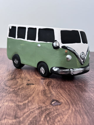 Retro Themed Dolomite Van Planter