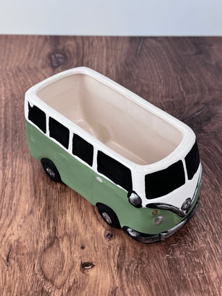 Retro Themed Dolomite Van Planter