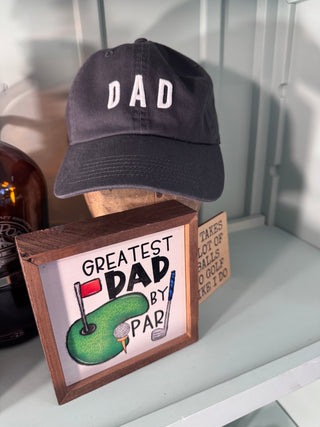 Charcoal Dad Hat: Adult