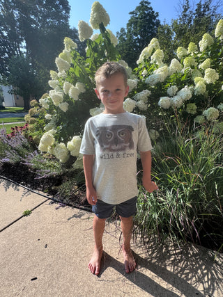 Wild & Free Owl TShirt – For Little Nature Explorers | Soft Cotton Blend