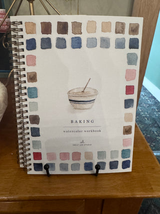 Baking Watercolor Workbook – 12 Beginner Baking Illustrations by Emily Lex