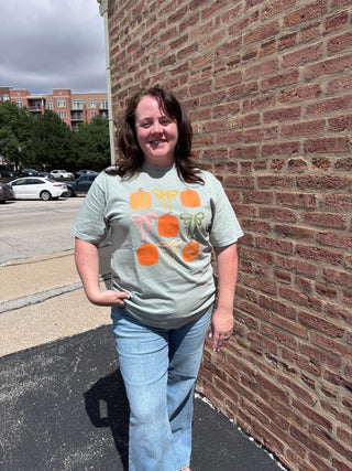 Sweet Pumpkins and Bows Graphic Tee