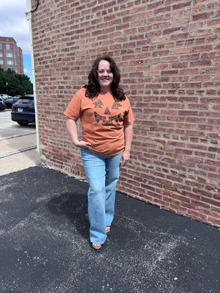 Flirty Fun Jack O Lantern Graphic Tee