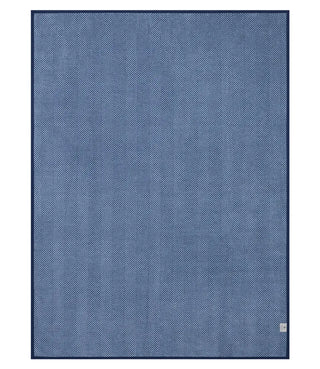Harborview Herringbone Navy Blanket | Chappy Wrap