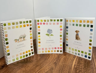 Flower Watercolor Workbook