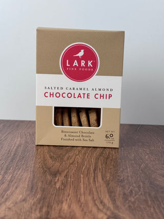 Salted Caramel Almond Chocolate Cookies | Lark Fine Foods