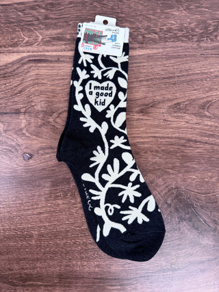 I Made A Good Kid Crew Socks