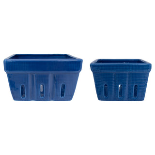 Set Of 2 Berry Bowls - Blue