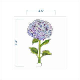 Purple Hydrangea  | 0.25in. Acrylic Floral