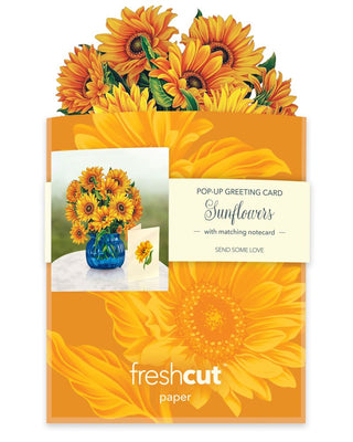 Mini Sunflowers Pop Up Greeting Card