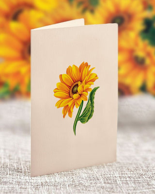 Mini Sunflowers Pop Up Greeting Card