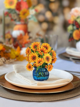 Mini Sunflowers Pop Up Greeting Card