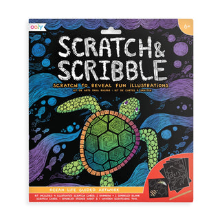 OOLY Scratch & Scribble Art Kit