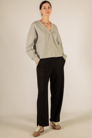Butter Modal Wide Leg Lounge Pants with Modern Side Slits