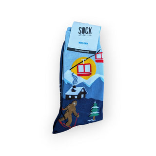 Men's Crew: Hit the Slopes | Novelty Socks - JSQ Mercantile