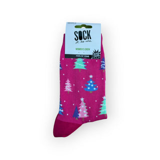 Feeling Pine - Glow in the Dark - Women's Crew Sock - JSQ Mercantile