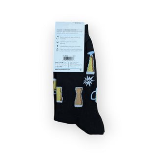 Prost! Crew Socks with Various Beer Glasses | Novelty Socks - JSQ Mercantile