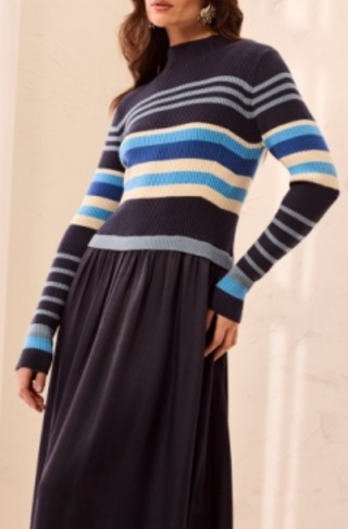 Time For Fun Dress - Blue Fog