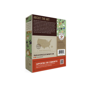 Illustrated Cats 500 Piece Puzzle | True South Puzzle Co - JSQ Mercantile