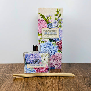 Wild Hydrangea Home Fragrance Reed Diffuser | Michele Design Works