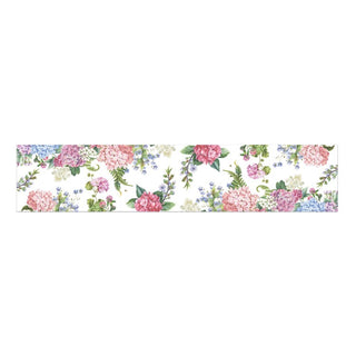 Wild Hydrangea Cotton Table Runner | Michele Design Works