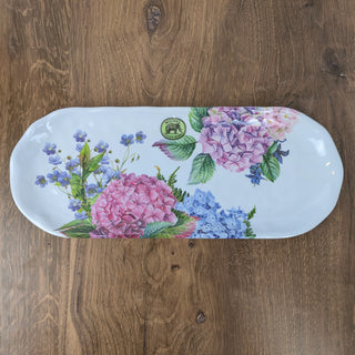 Wild Hydrangea Melamine Accent Tray - JSQ Mercantile
