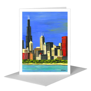 Sears Tower & the Chicago Skyline, Greeting Card