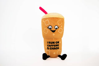 I Run on Caffeine & Chaos | Plush Iced Coffee - JSQ Mercantile