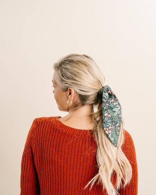 Holiday Hair Scarf - Jolly Sprig Green - JSQ Mercantile