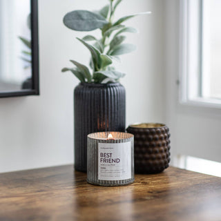 Staycation Rustic Vintage Farmhouse Wood Wick Candle: 10oz - JSQ Mercantile