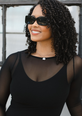 Second Skin Sheer Long Sleeve Mesh Top – Curvy