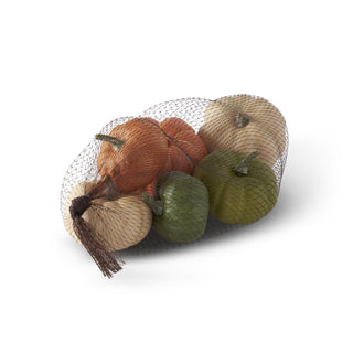 Bag of 6 Mini Orange, Green & Cream Filler Pumpkins – Fall Home Décor from JSQ Mercantile, La Grange IL Women’s Boutique & Gift Shop